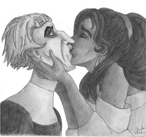 Esmeralda Makes the First Move on Frollo - Esmeralda Fan Art (7213459) - Fanpop