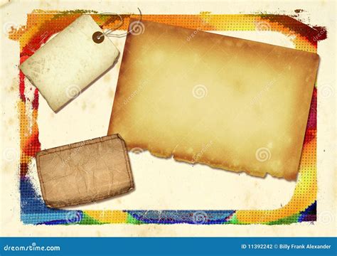 Paper Collage Stock Illustration Illustration Of Tags 11392242