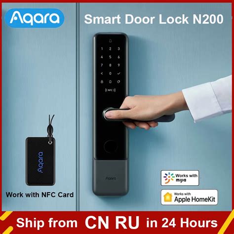 Aqara N200 S2 Pro Smart Door Lock Fingerprint Door Locks Bluetooth Password Nfc Unlock Smart