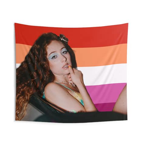 Chappell Roan Lesbian Pride Flag Tapestry Etsy