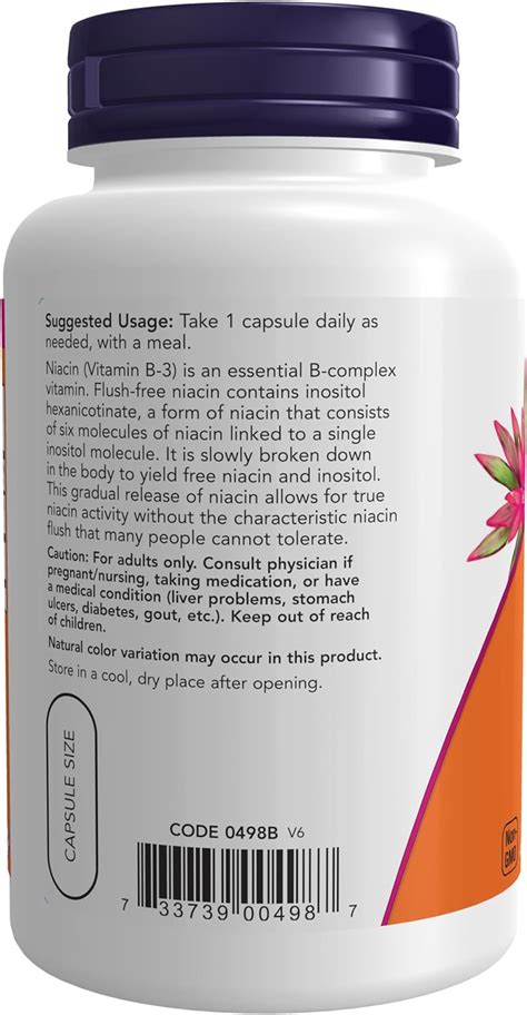 NOW Supplements Niacin 500 mg Review - Vitamin Reviewer
