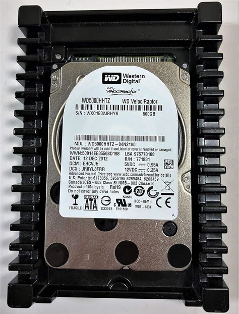 Amazon Western Digital VelociRaptor WD5000HHTZ Disco Duro