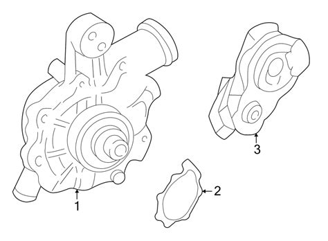 Mercury Mariner Engine Water Pump Gasket 2008 3 0 LITER 2X4Z8507BA