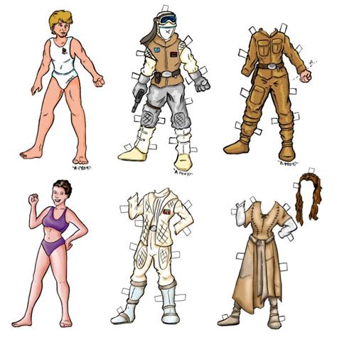 Star Wars Paper Dolls