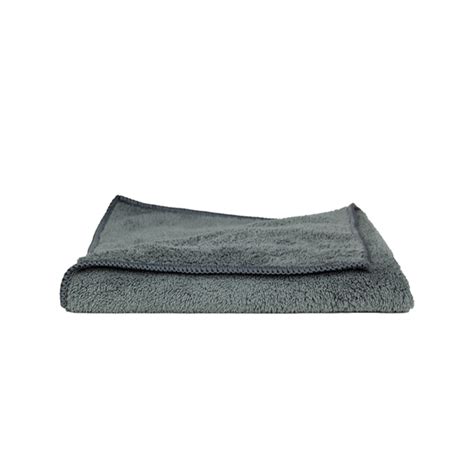 Premium Plush Grey Microfiber Towel Wolfsteins Pro Series