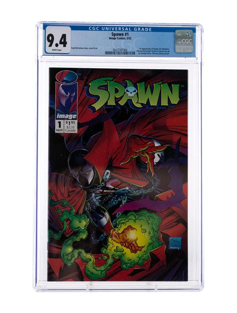 Comic Book Spawn Cgc St Appearance Of Spawn Black Comics