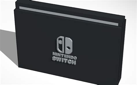 3d Design Nintendo Switch In Dock Tinkercad