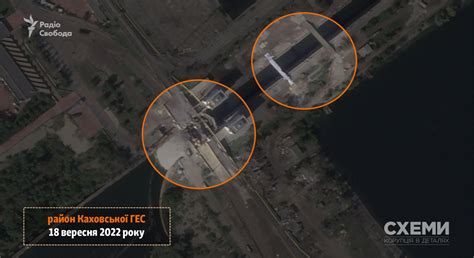 Russian troops trying to restore crossing near Kakhovka power plant, satellite imagery shows ...