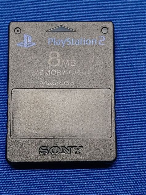 Playstation Ps Memory Card Mb Magicgate Sony Black Scph