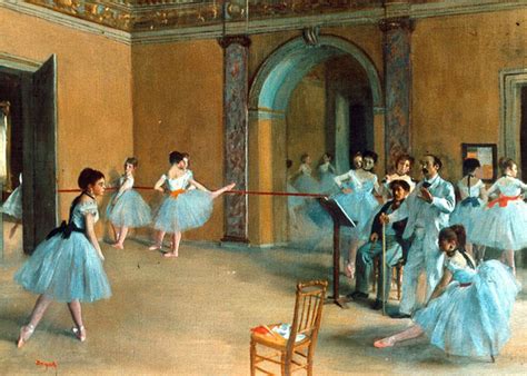 "Le Foyer de la danse à l'Opéra de la rue Le Peletier" Edgar Degas ...