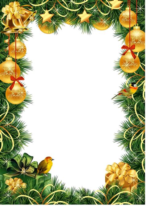 Free Printable Christmas Border Templates Word Psd