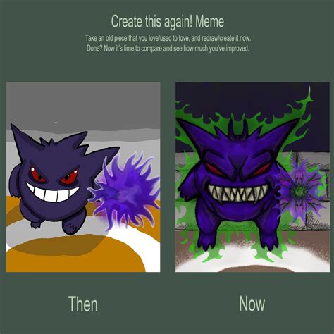 Redo Meme Gengar By Dragonfire53511 On Deviantart