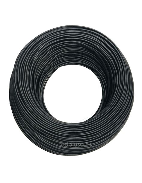 Cable Flexible Mm Negro Top Cable H V K Rollo M Adajusa Precio