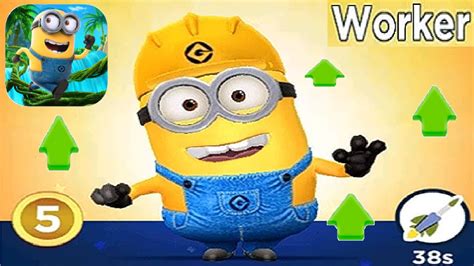 WORKER Minion RusH Rank 40 Level Up Costume Gameplay Walkthrough Ios