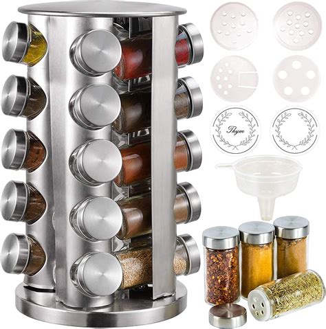 Buy Gt Revolving Spice Rack Jar Spice Organizer Countertop Spice