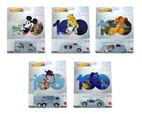 Set Hot Wheels Premium 5 Carrinhos Disney 100 Anos 1 64 Parcelamento Sem Juros
