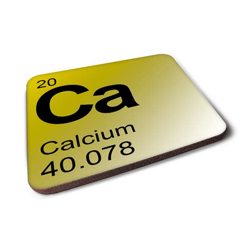 Calcium (Ca) - Periodic Table Element Coaster – bluecyborg.com