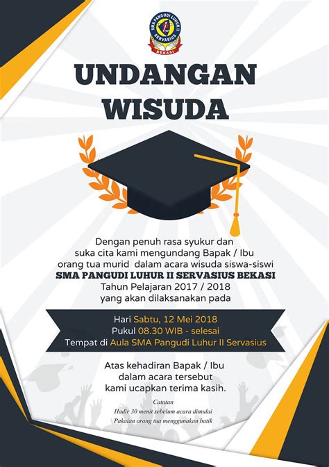 Contoh Undangan Wisuda Sma Contoh Suratku Hot Sex Picture