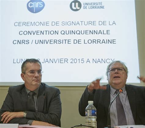 Enseignement Une convention signée hier à Nancy Le CNRS et l