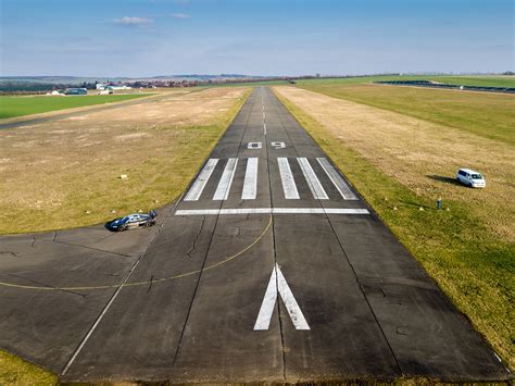 Airplane Landing On Runway