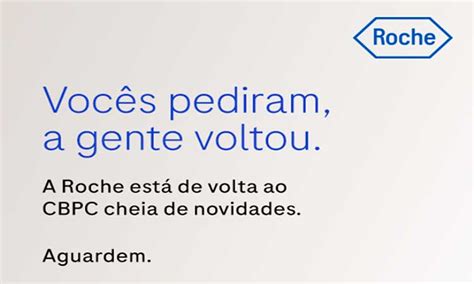 Roche Diagn Stica Apresenta Inova Es No Congresso Brasileiro De