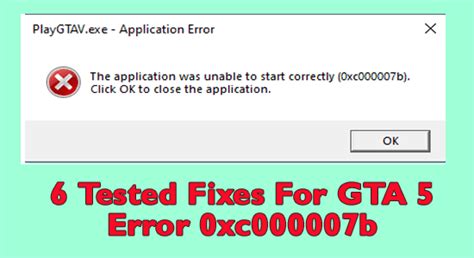 Correcciones Probadas Para Gta Error Xc B Windows Y