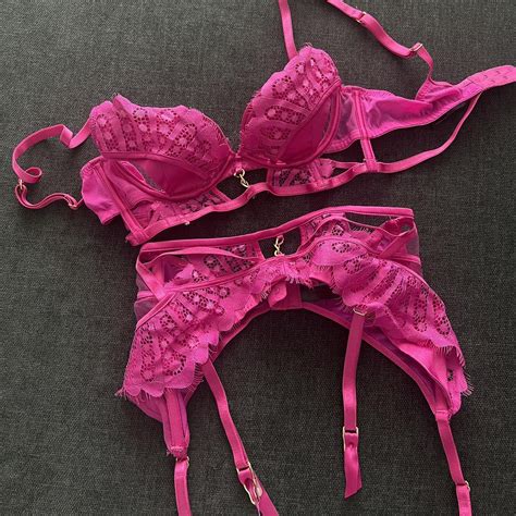 Ann Summers Encore Lingerie Set Garter And Bra Depop