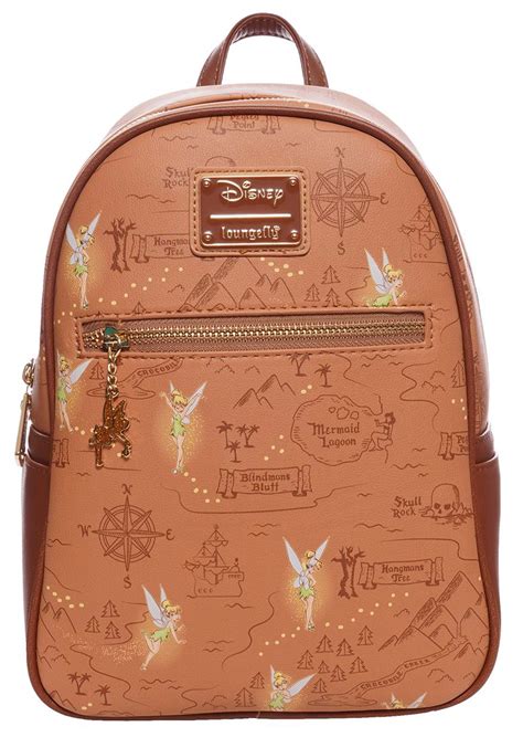 Peter Pan Neverland Map Mini Backpack By Loungefly