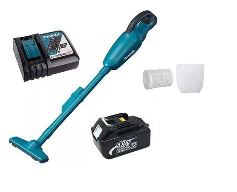 Aspirador Pó Makita 18v Dcl180z Bateria e Carregador Bivolt