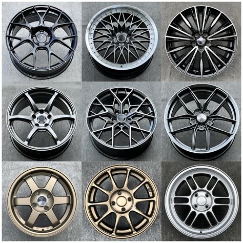 Ytd Ready To Ship Luxury Matt Black 15 4x100 4x1143 Alloy Forged Rim