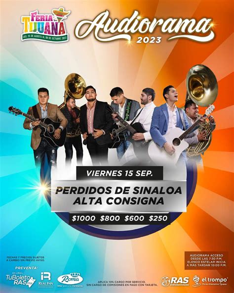 Perdidos De Sinaloa Y Alta Consigna En La Feria De Tijuana 2023