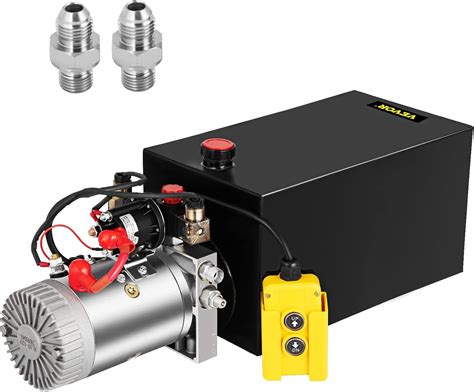 VEVOR 15 Quart Hydraulic Power Unit For Car Lifting 12V Electric Dump