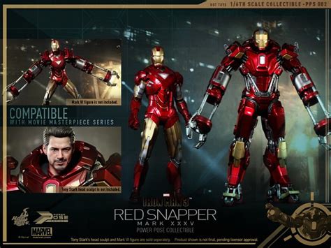 Hot Toys PPS系列鋼鐵人3Red Snapper