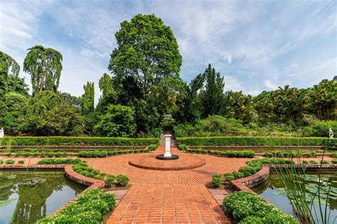 Download Singapore Botanic Gardens Sundial Garden Pathway Wallpaper
