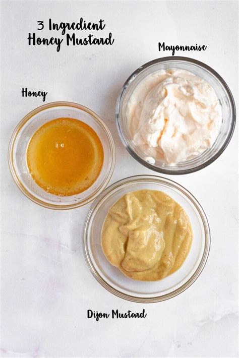 3 Ingredient Honey Mustard The Domestic Spoon