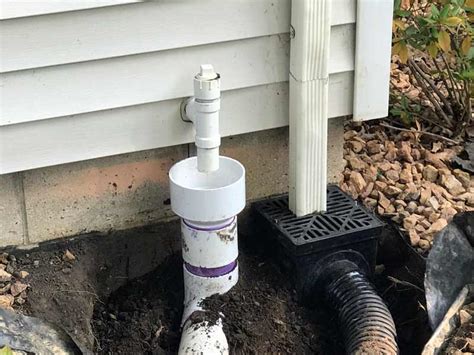 How To Prevent Freezing Blockages Breaks In Underground Downspout