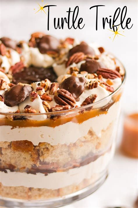 Turtle Trifle A BaJillian Recipes Recipe Trifle Dessert Recipes