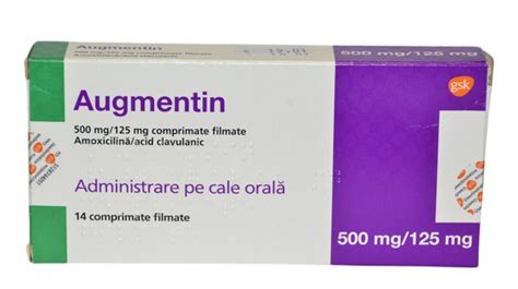 Augmentin 500mg125mg 14 Comprimate Gsk Drmax Farmacie