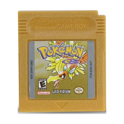 Poké mon Gold Silver Crystal Red Yellow Blue Green For Nintendo Gameboy