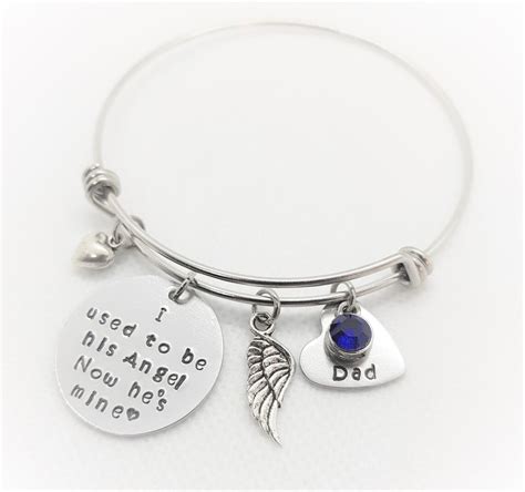 Personalized Memorial Bracelet Memorial Jewelry Loss Of Etsy