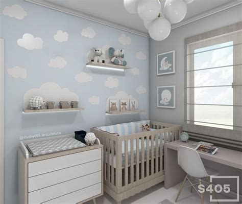 Temas Para Quartos De Bebes - 40 quartos de bebê com tema nuvem para você se encantar – Artofit