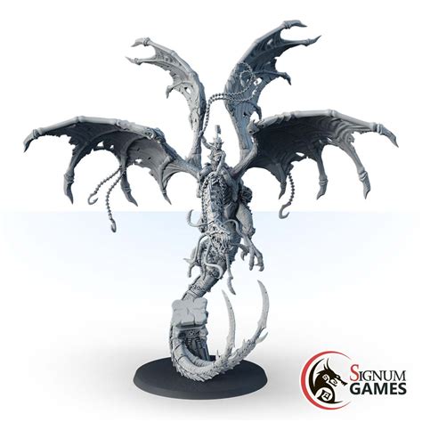 Elmenzael, The Wyvern Rider - Resin Fantasy Miniature