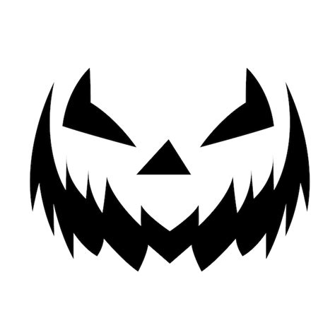 Scary Pumpkin Faces Templates