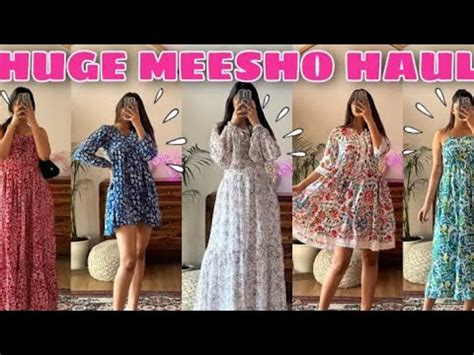 Trendy Meesho Summer Dresses Haul Try On Haul Starting At Rs