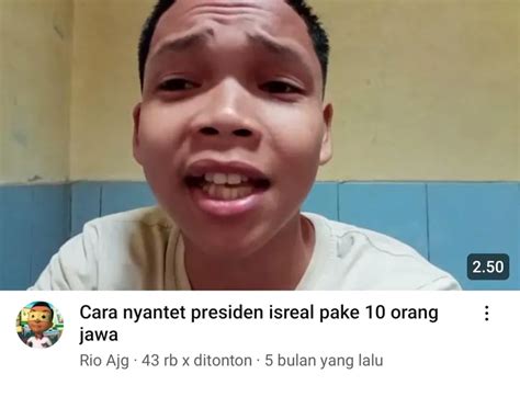 Rio Ajg Mempunyai Cara Ampuh Untuk Melawan Israel Lahelu