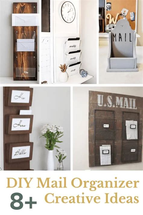 Diy Mail Organizer Ideas To Conquer The Paper Clutter Making Manzanita