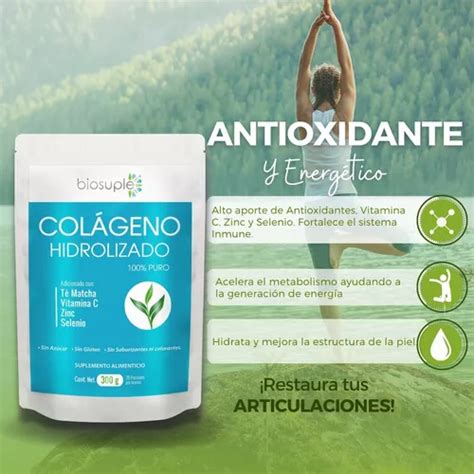 Colágeno Hidrolizado 100 Puro Biosuple Salud Articular 300g Sabor Sin