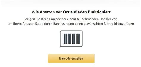 Amazon Guthaben Mit Bargeld Aufladen Jetzt M Glich Gutschein Bei