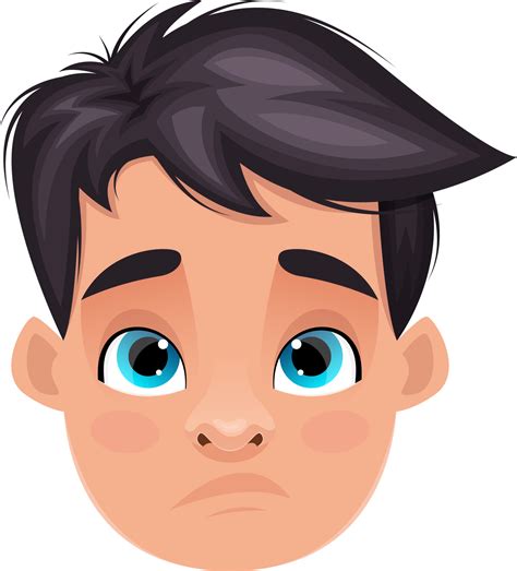 Niño Pequeño Cara Expresión Clipart Diseño Ilustración 9354923 Png