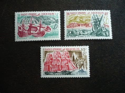 Stamps St Pierre Miquelon Scott Mint Hinged Set Of